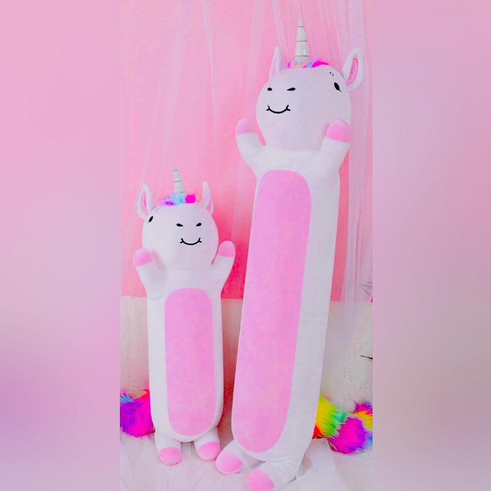 47 INCH Cuddle Paws Unicorn Plush Body Pillow for Kids 🦄 - Picture 4 of 9